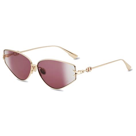 DiorGipsy2 Pink Shaded Butterfly Sunglasses .